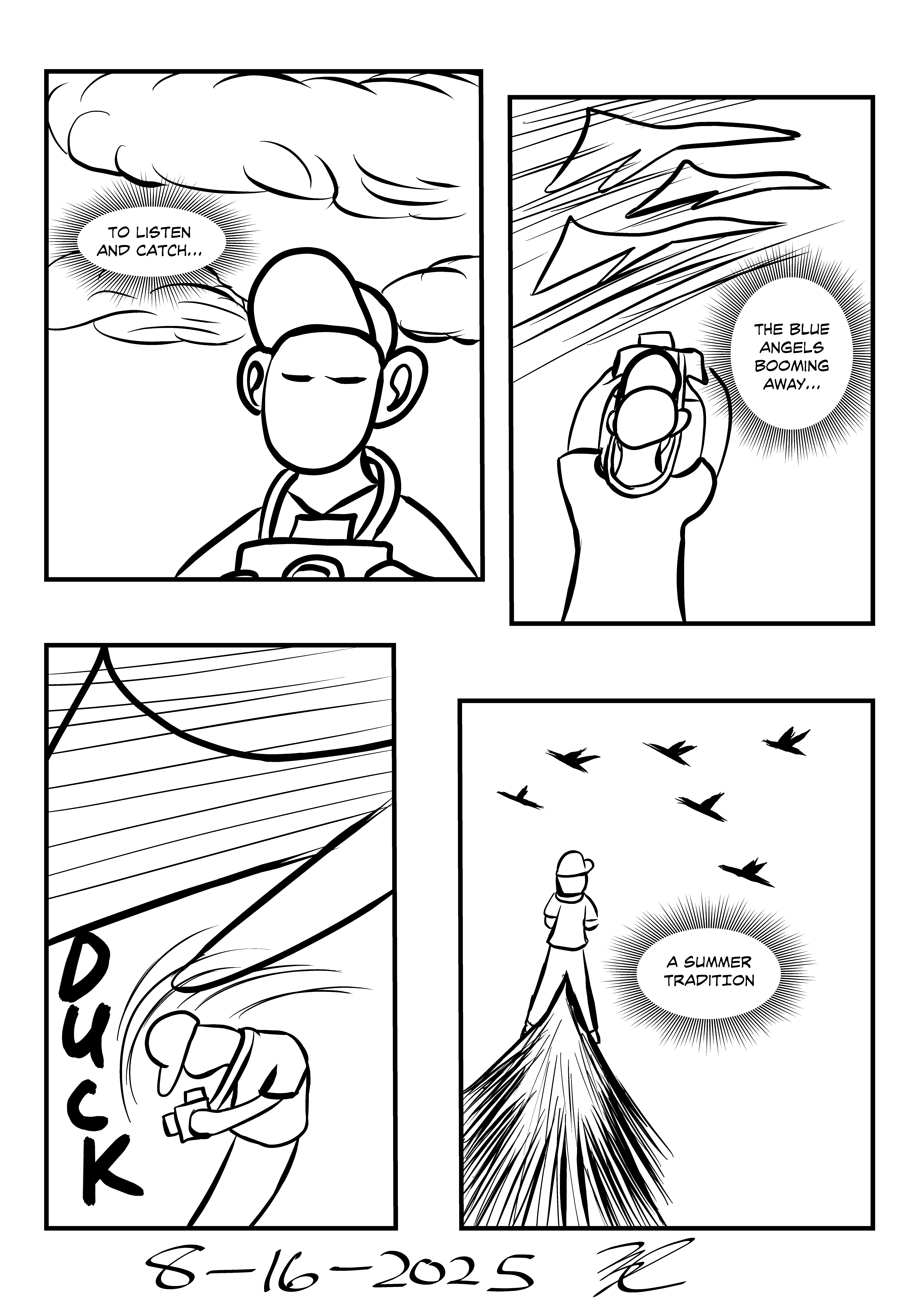August 2025 Haiku Comic